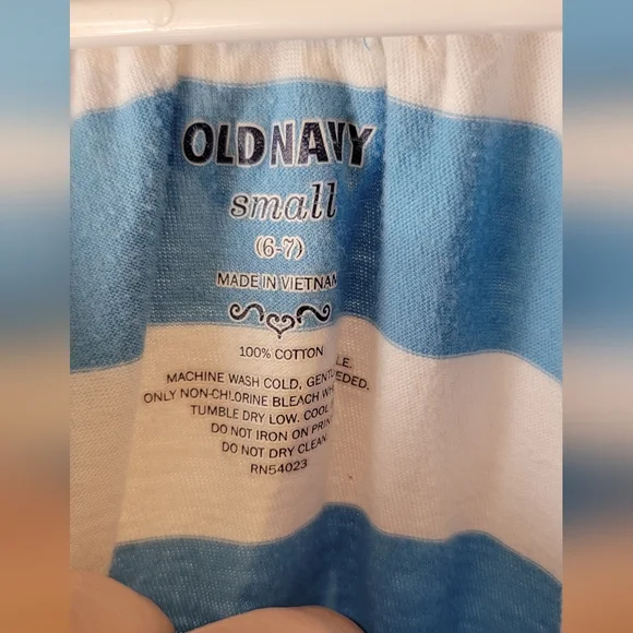 Old Navy Carters  Girls Summer Tank Tops Stripes 2 For 1 Size 6/7 - Picture 4 of 9
